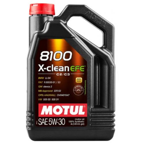 Motul 8100 X-CLEAN EFE 5W-30 4L Motor Yağı